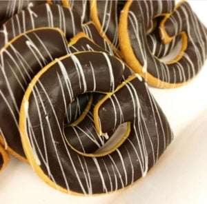 Georgetown "G" logo donuts offered by catering services